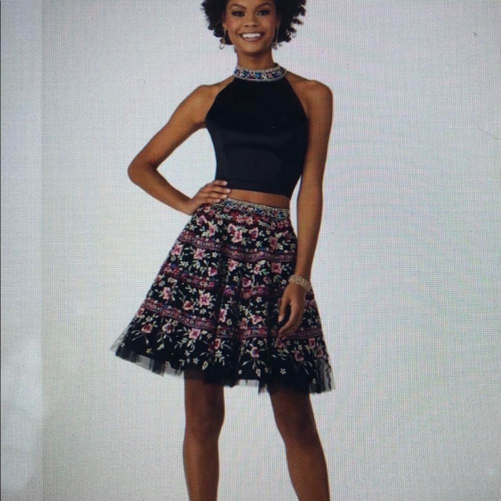 2 piece homecoming / prom dress